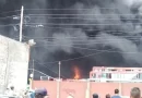 Gigantesco incendio en la ex Rio de la Plata y Grupo Plaza